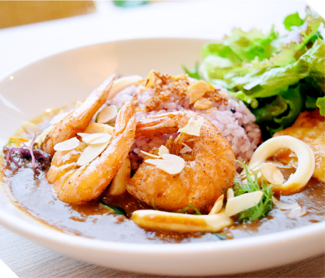天草海藻のシーフードカレー